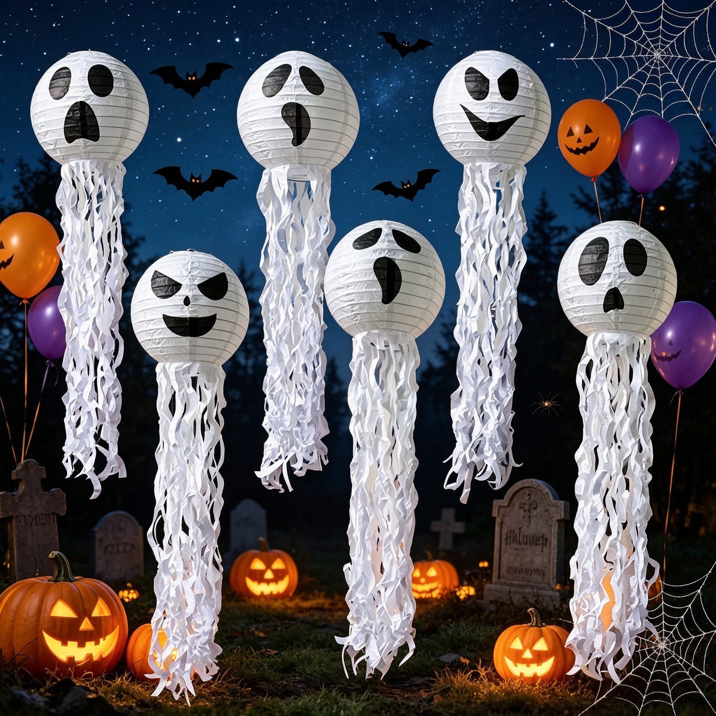 Halloween Paper Lantern Set