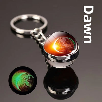 Luminous Celestial Keychain Pendant