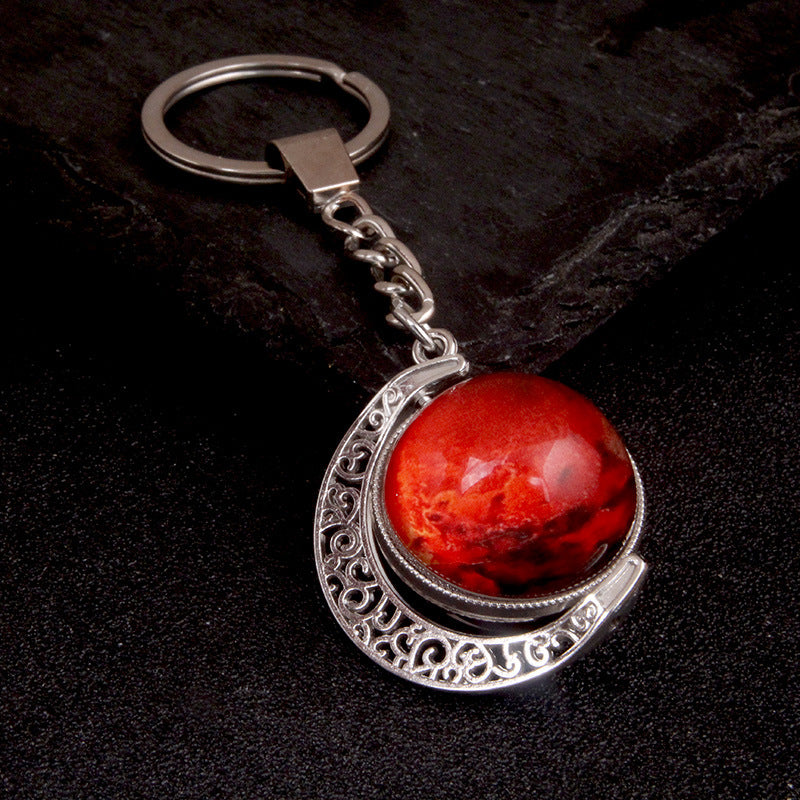 Luminous Celestial Keychain Pendant