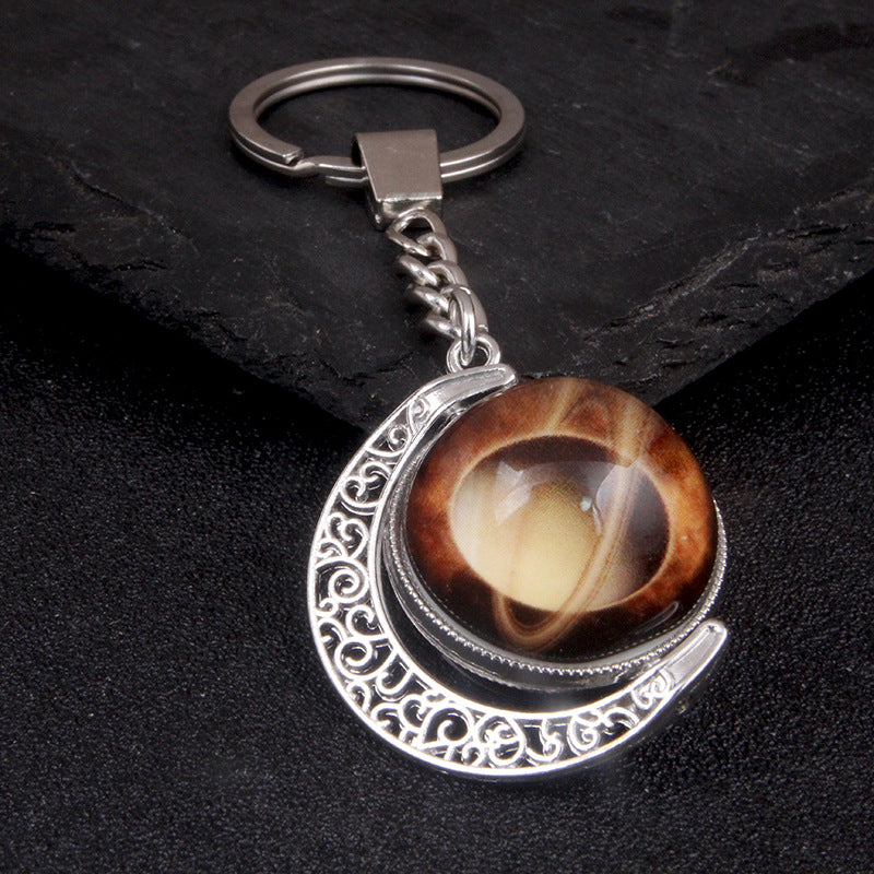 Luminous Celestial Keychain Pendant
