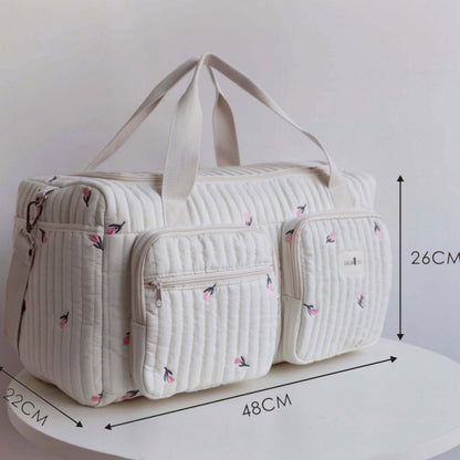 Quilted Travel Duffel Bag