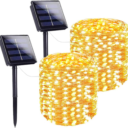 Solar Copper Wire String Lights
