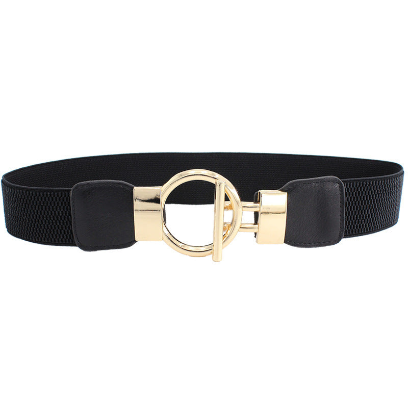 Women's Wide Elastic Waist Belt