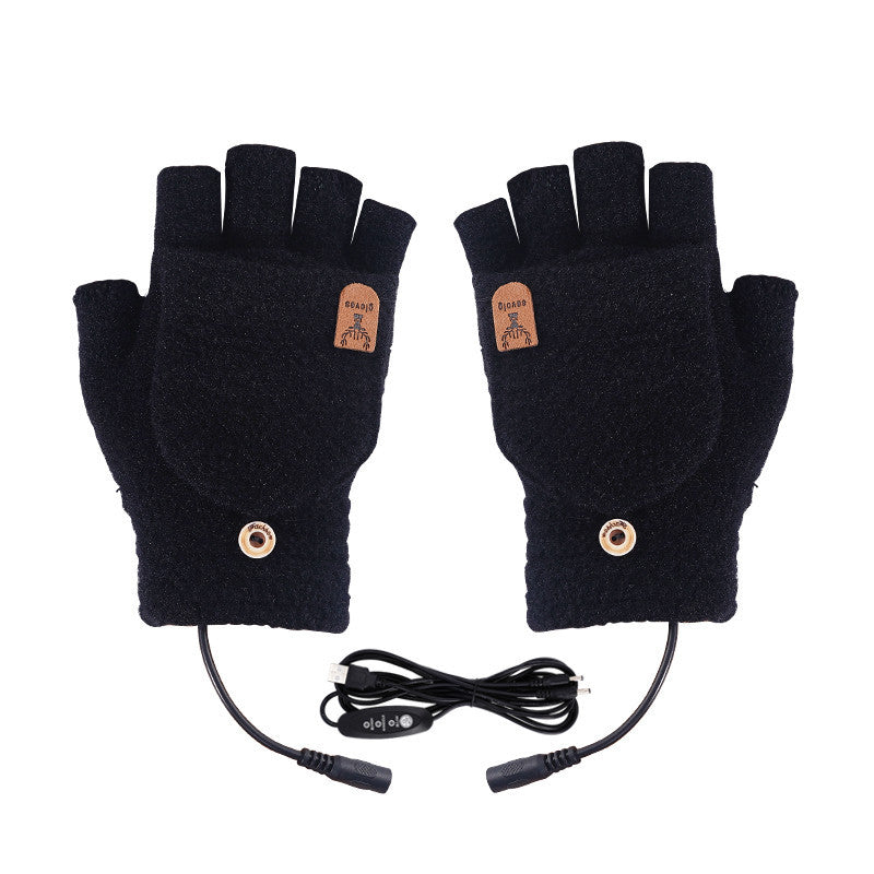 USB Heated Winter Gloves with 3-Level Temperature Control Unisex