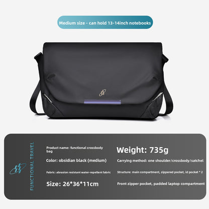 Magnetic Buckle Crossbody Bag