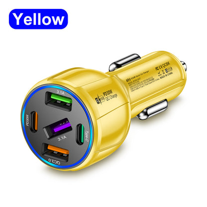 90W Dual Port Fast Car Charger