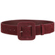 Women's Wide Leather Waist Belt