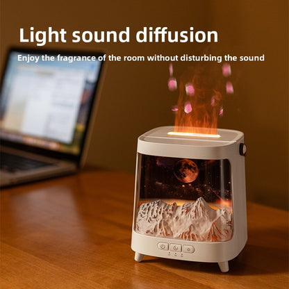 Flame Effect Aroma Humidifier