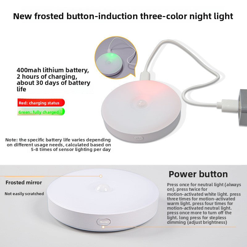 USB Rechargeable LED Night Light