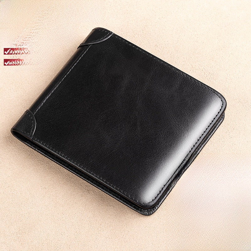 Genuine Leather RFID Wallet
