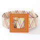 Women's Braided Elastic Waist Belt