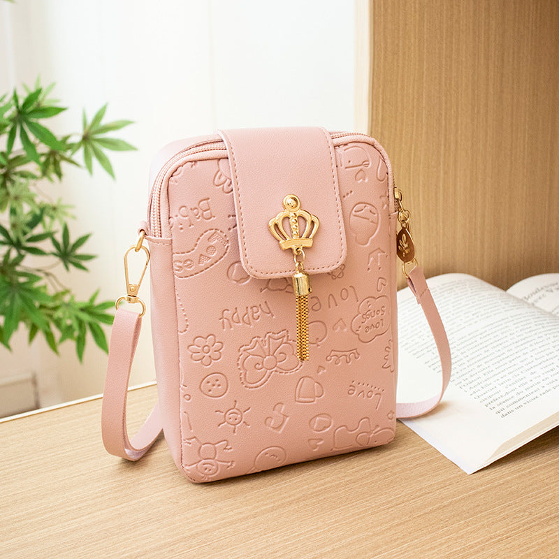 Women's Wavy Embossed Bag