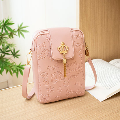 Women's Wavy Embossed Bag