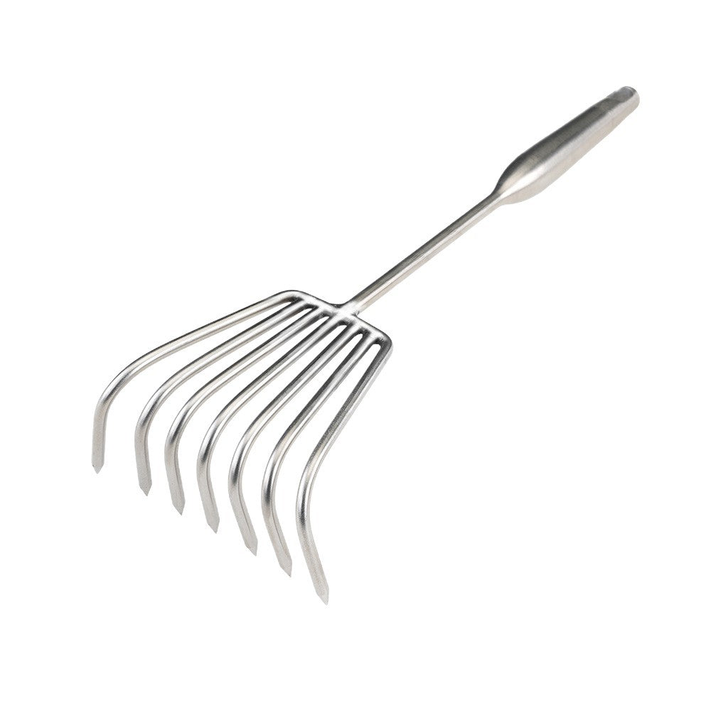 Stainless Steel Digging Rake for Beach and Garden