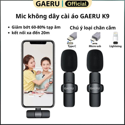 K9 Wireless Lavalier Microphone
