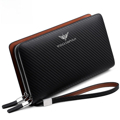 Men's Leather Clutch Wallet