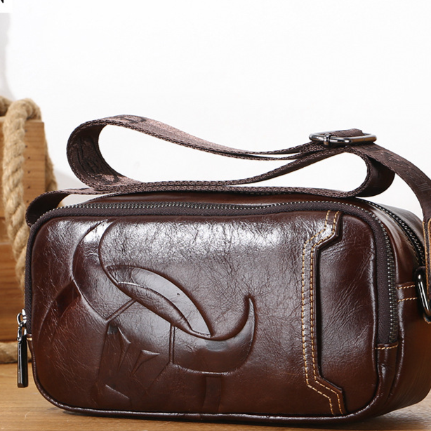 Leather Business Shoulder Bag