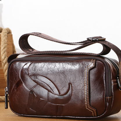 Leather Business Shoulder Bag