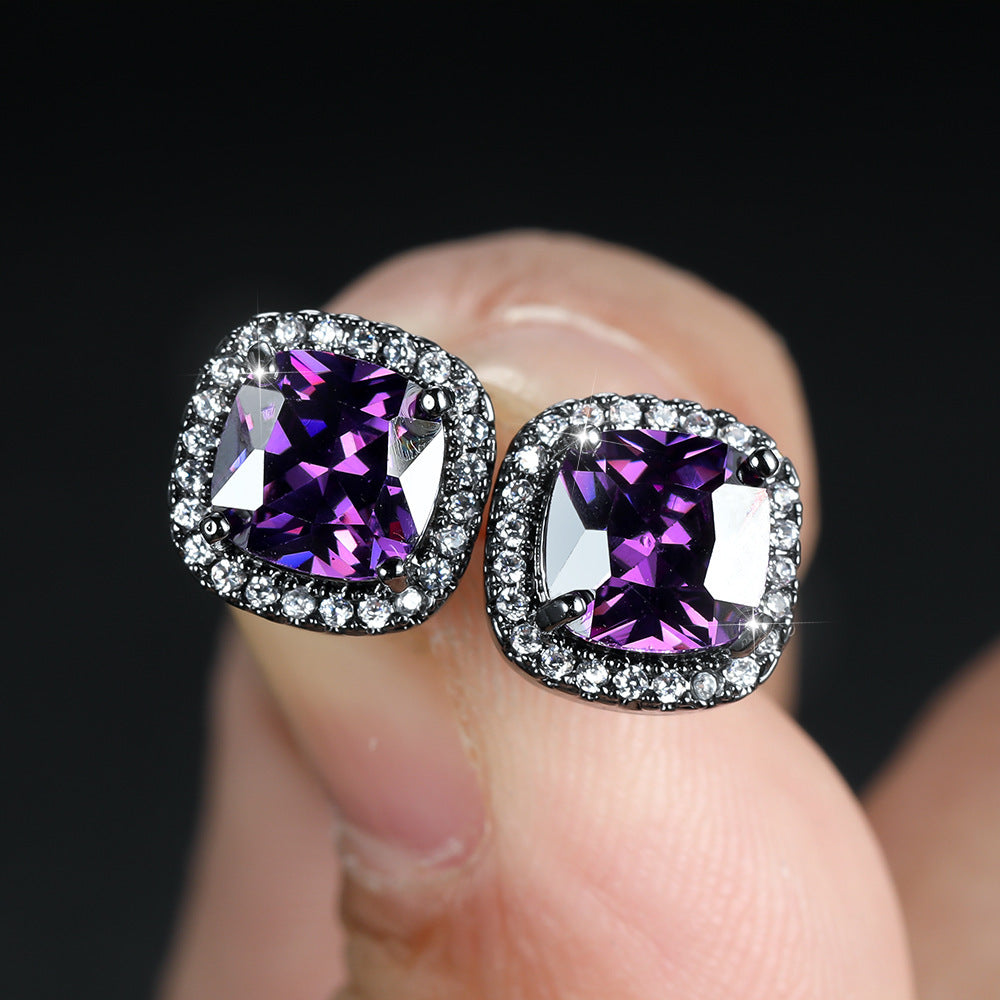 Luxury Zircon Stud Earrings