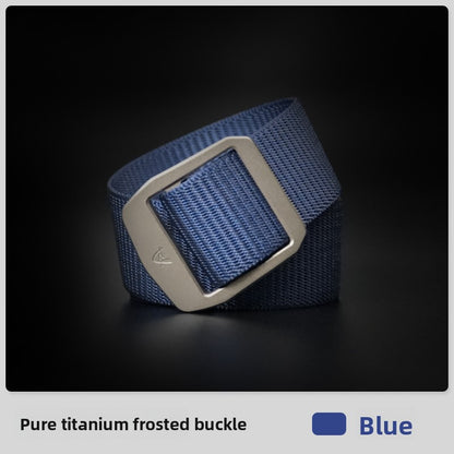 Titanium Tactical Canvas Belt