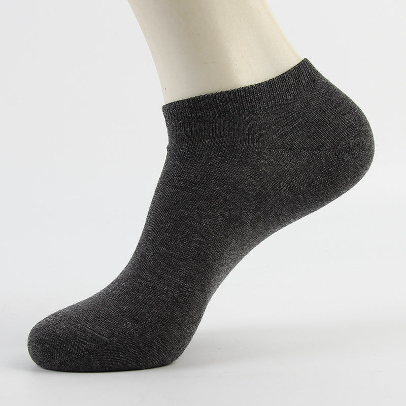 Men's Cotton Boat Socks