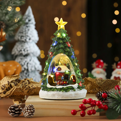 Light Up Christmas Music Box