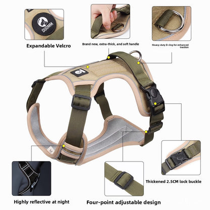 Adjustable Reflective Dog Harness