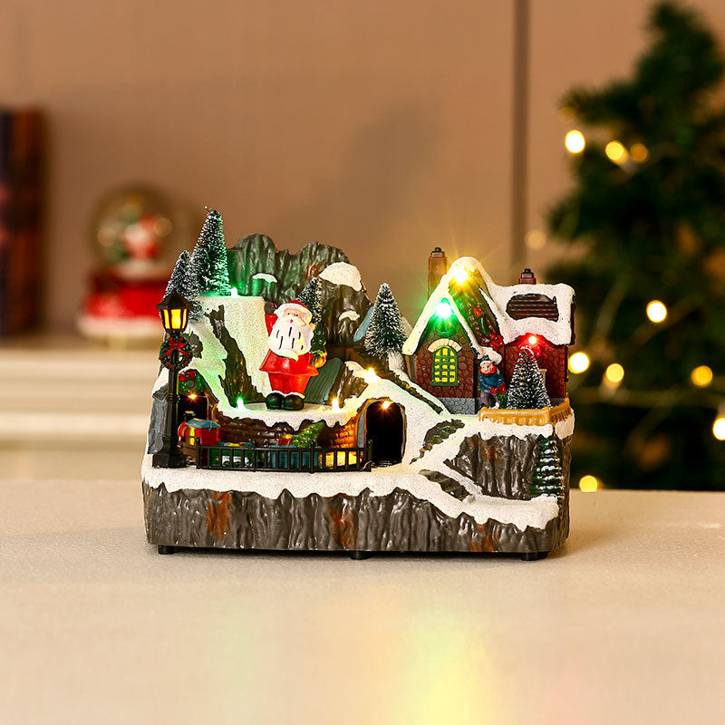 Light Up Christmas Music Box