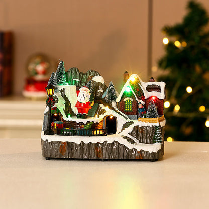 Light Up Christmas Music Box