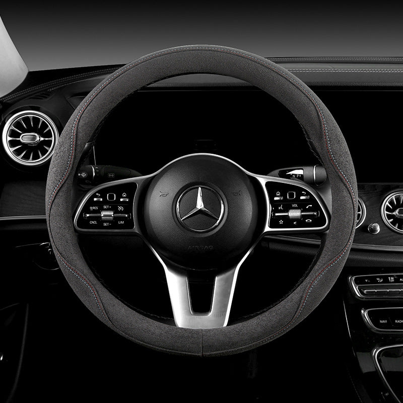 Breathable Leatherette Steering Wheel Cover