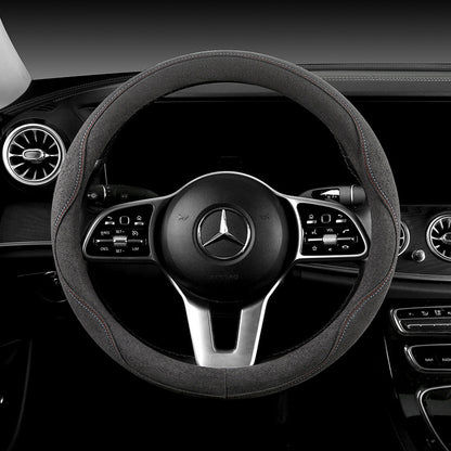 Breathable Leatherette Steering Wheel Cover