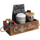 Wooden Coffee Organizer