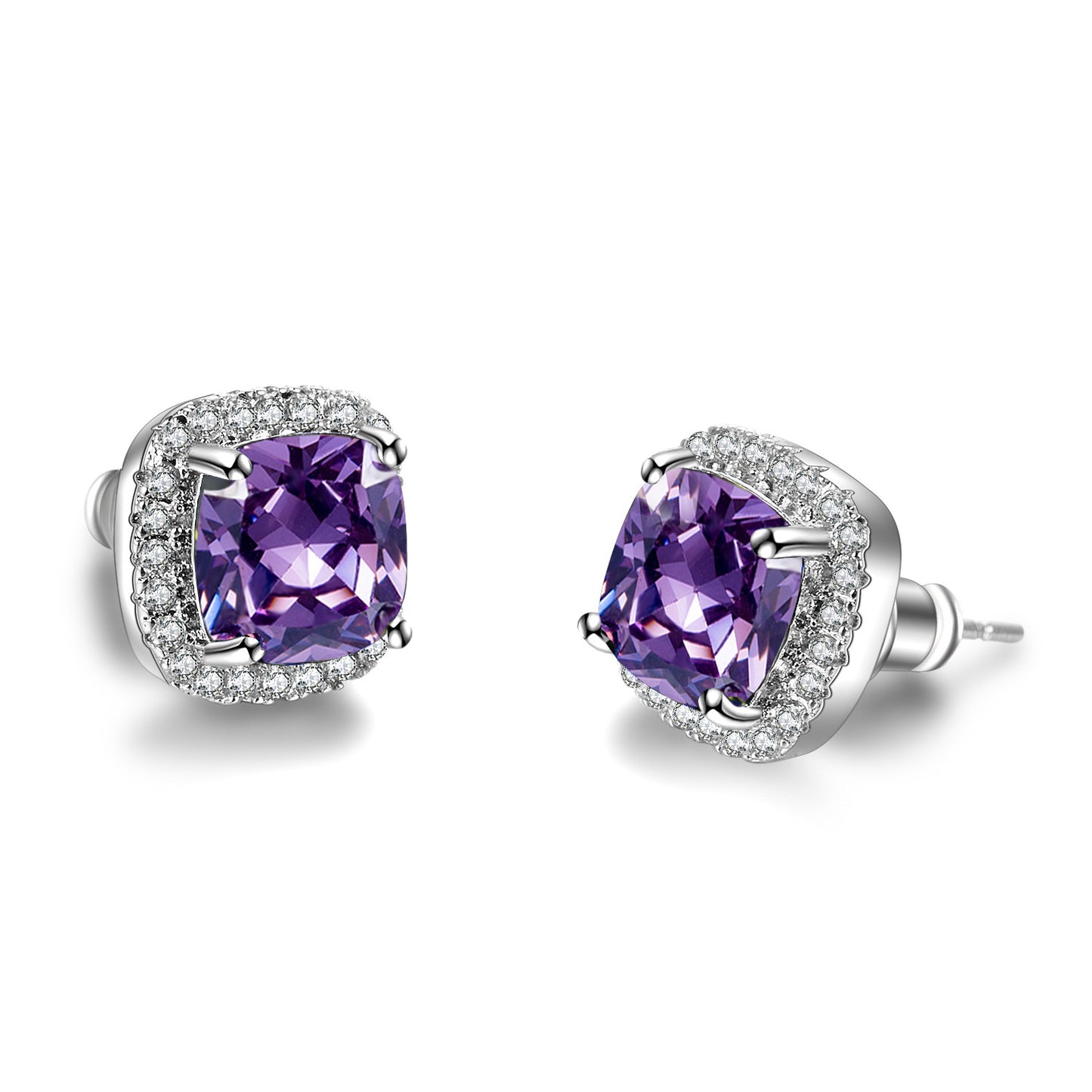 Luxury Zircon Stud Earrings