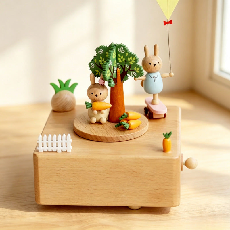 DIY Wooden Carousel Music Box