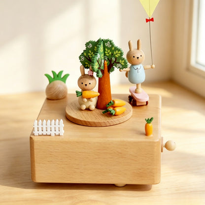 DIY Wooden Carousel Music Box