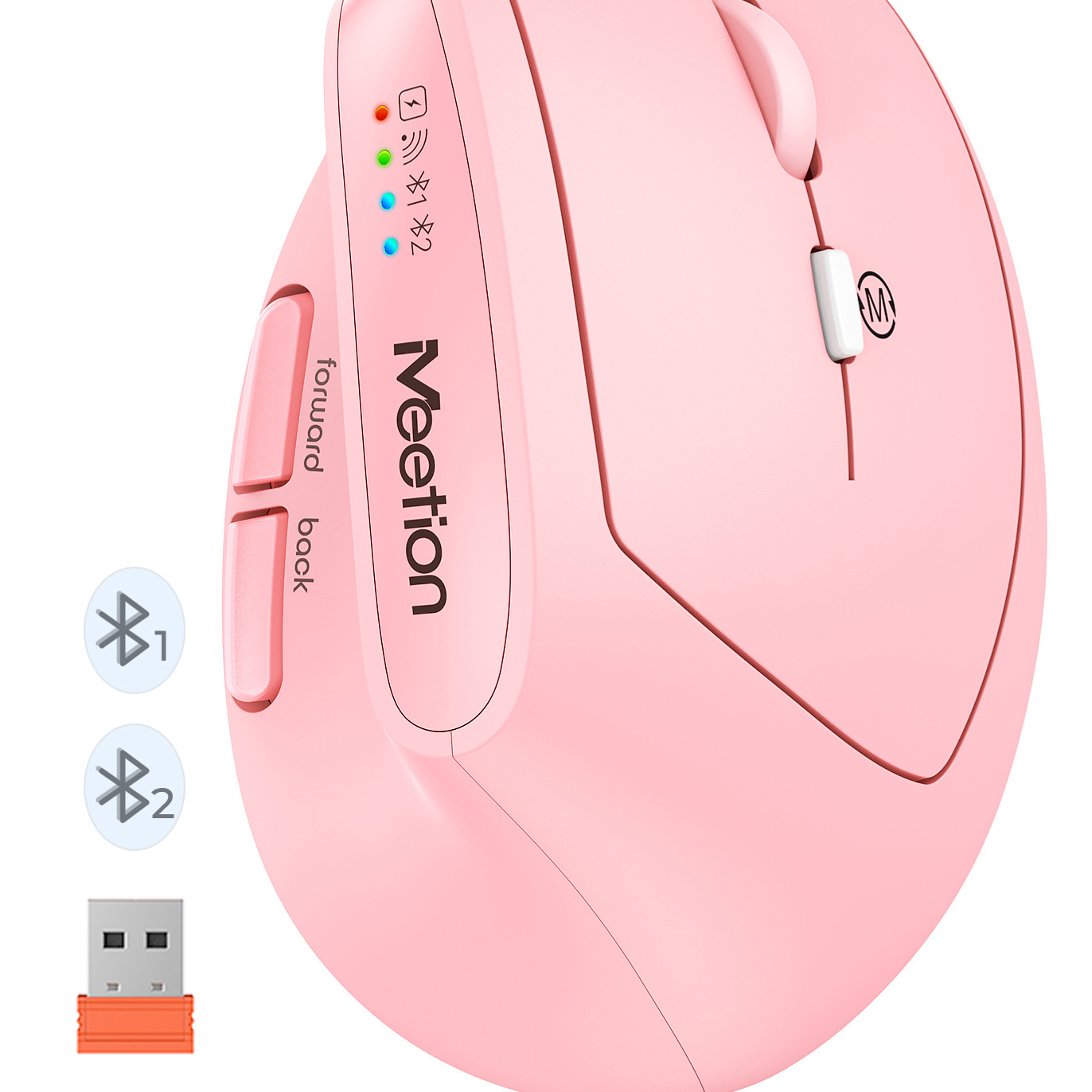 Vertical Wireless Rechargeable Mouse