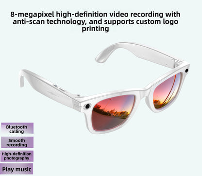 AI Smart Glasses with 8MP Camera