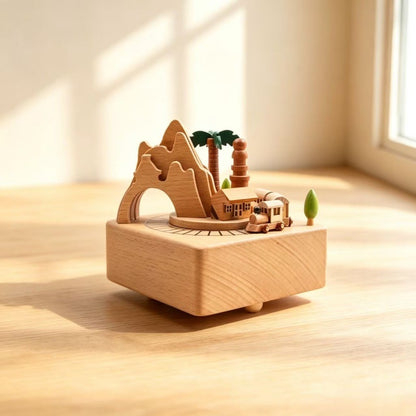 DIY Wooden Carousel Music Box