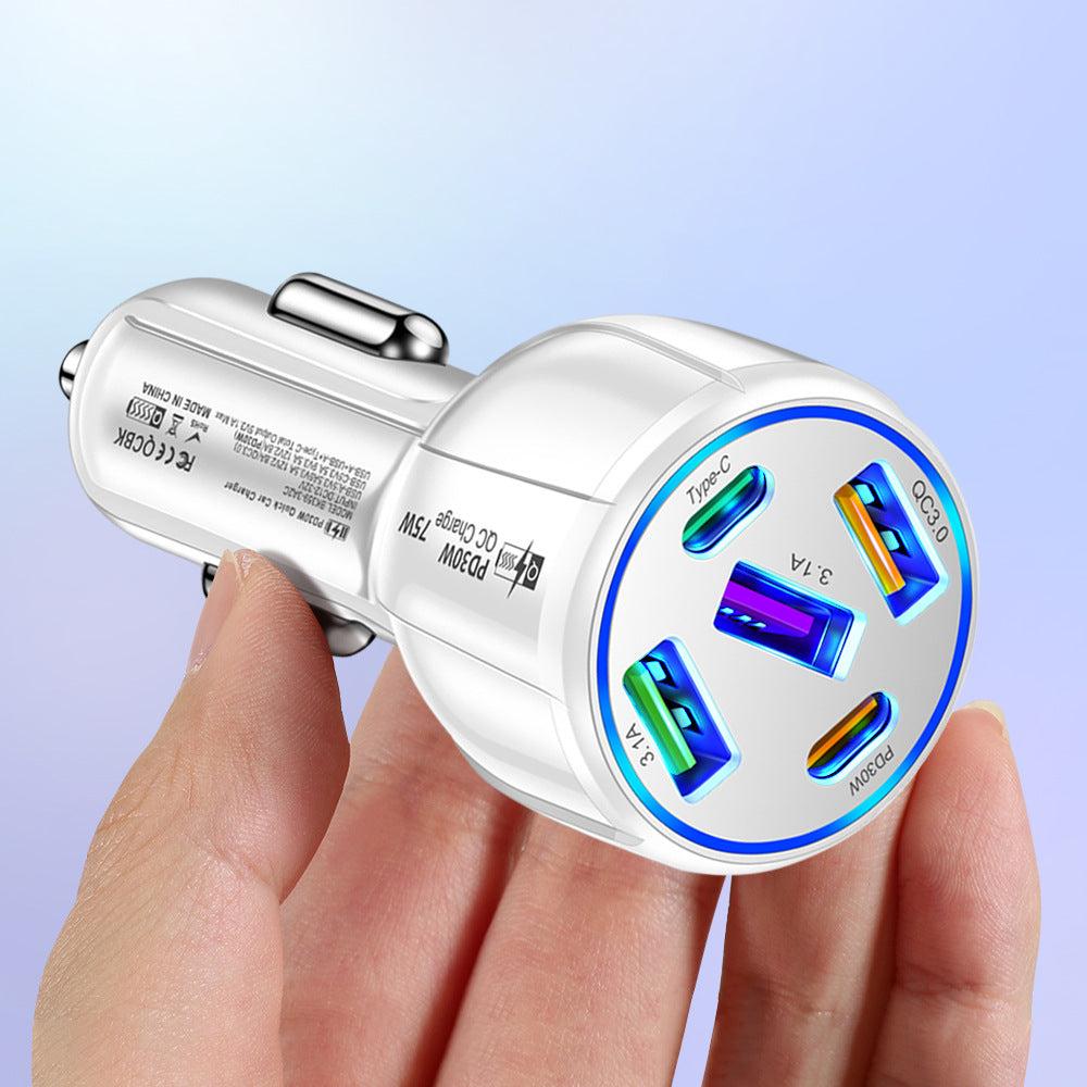 90W Dual Port Fast Car Charger