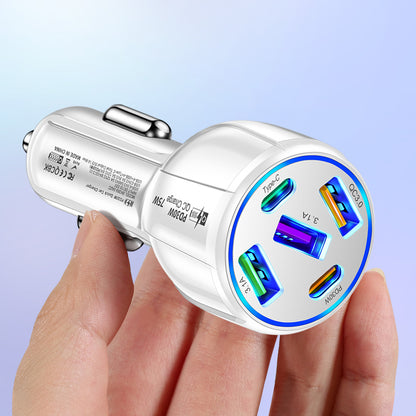 90W Dual Port Fast Car Charger