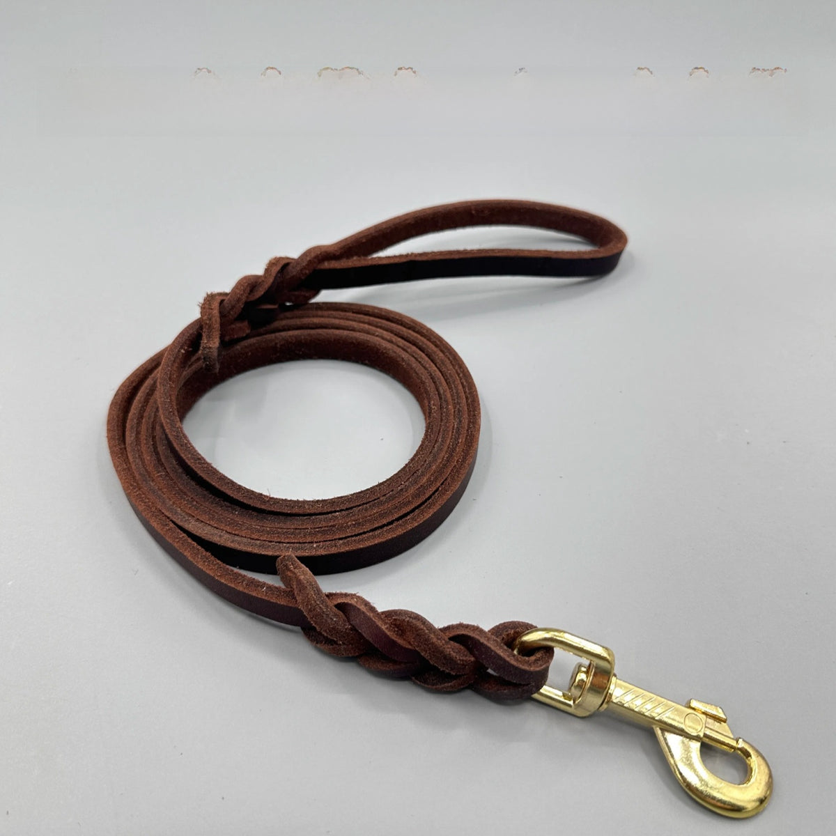 Leather Dog Leash 1.8cm Wide