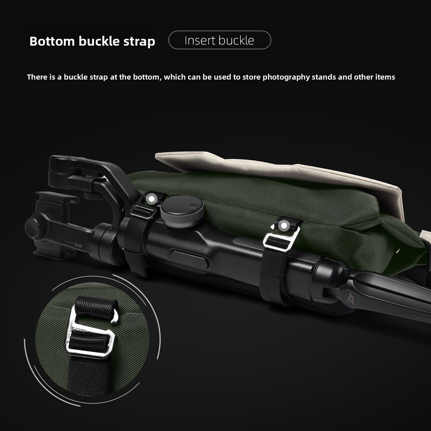 Functional Crossbody Messenger Bag