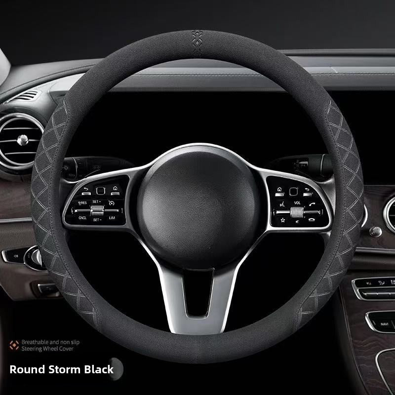 Premium Suede Steering Wheel Cover