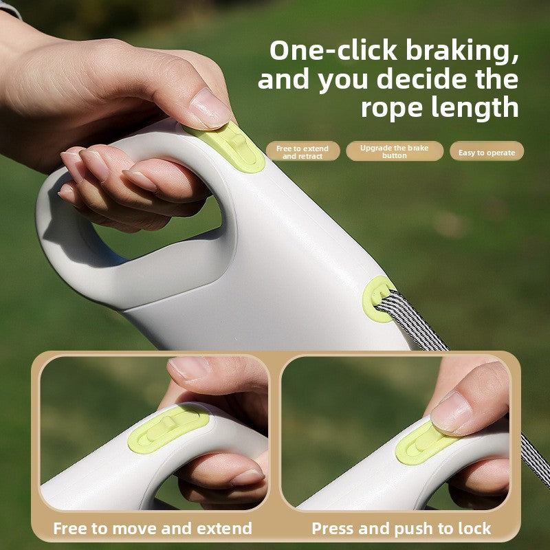 Reflective Retractable Dog Leash