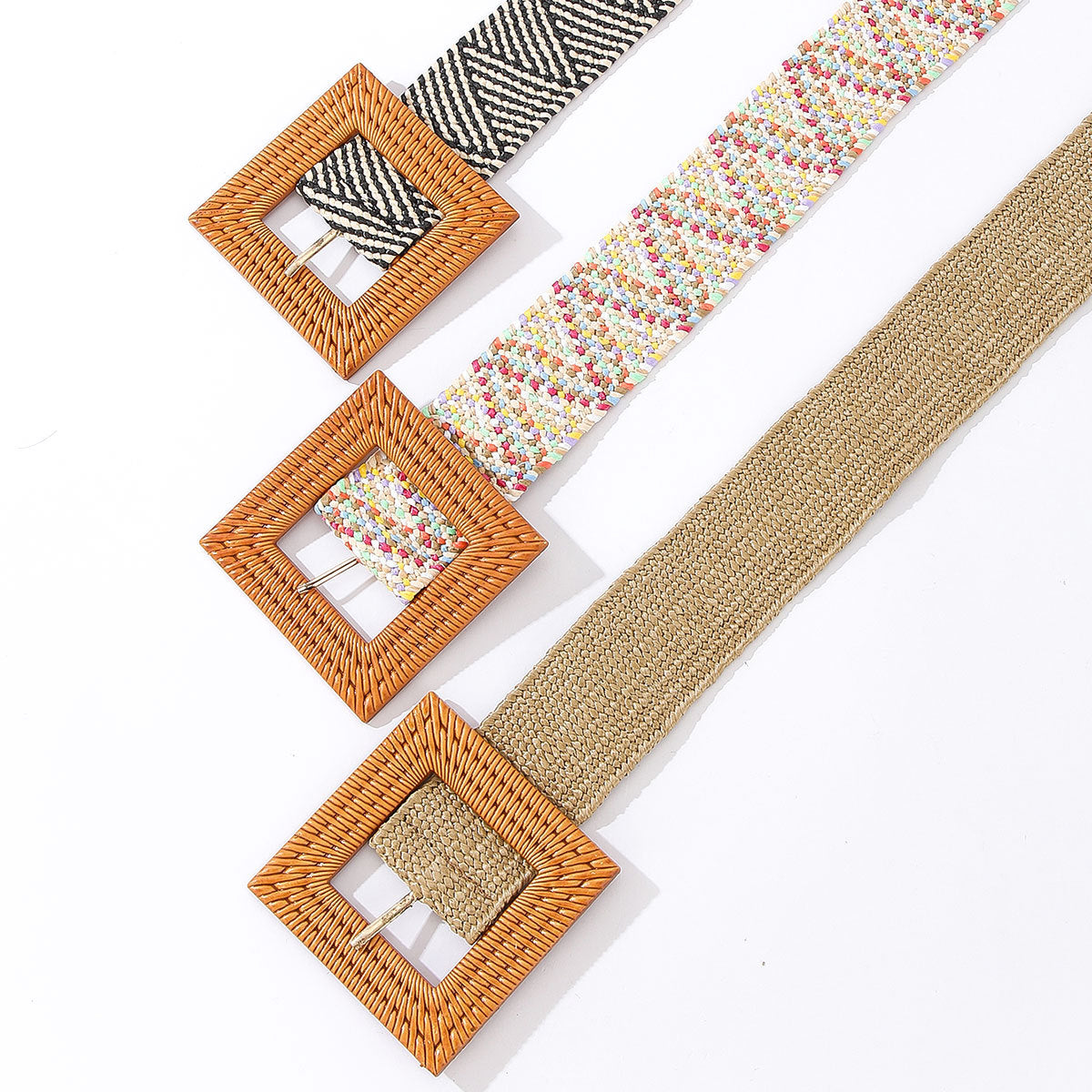 Women's Braided Elastic Waist Belt