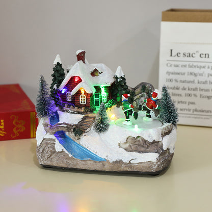 Light Up Christmas Music Box