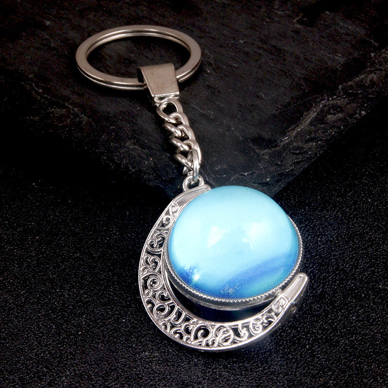 Luminous Celestial Keychain Pendant