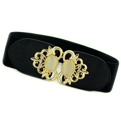 Women's Leaf Buckle Waist Belt