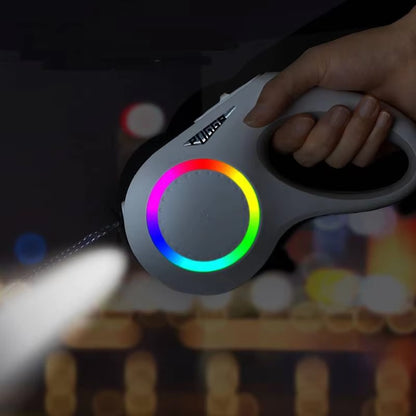 LED Retractable Dog Leash