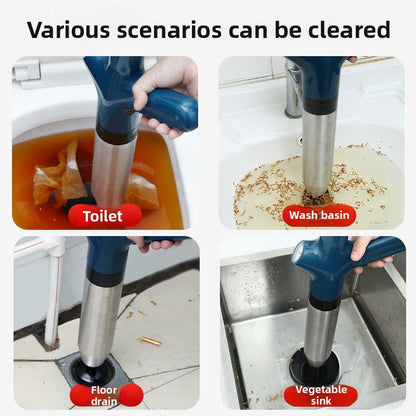 Stainless Steel Toilet Plunger